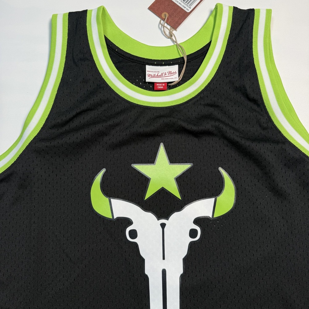 NWT Houston Outlaws Jersey Mens 2XL Black Overwatch League Mitchell & Ness